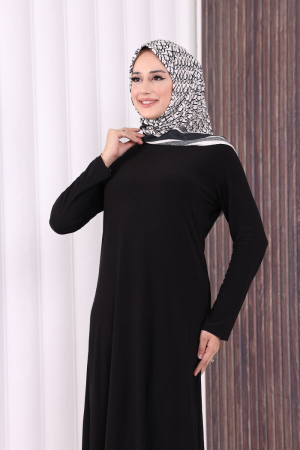 3202 فستان ساندي أسود - 5