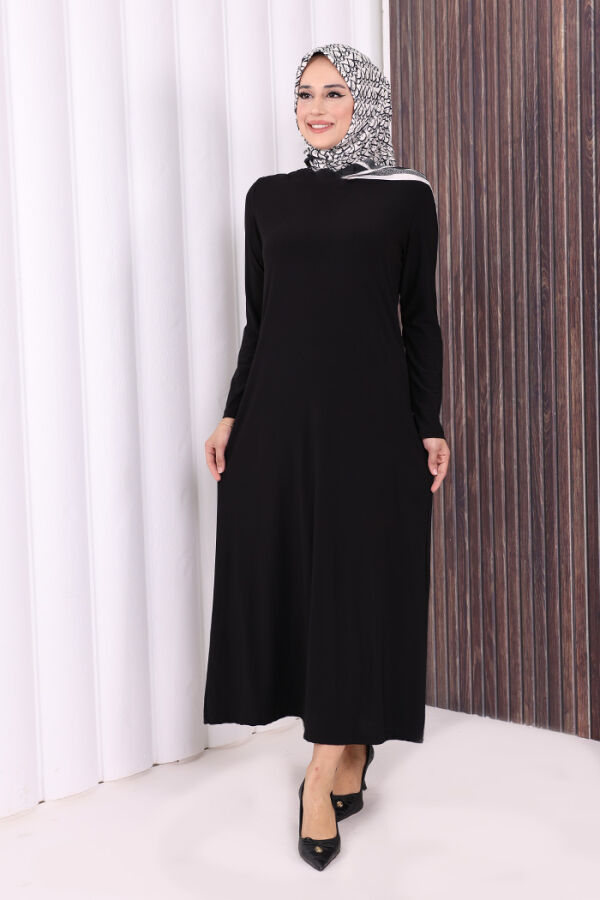 3202 Sandy Dress Black - 1