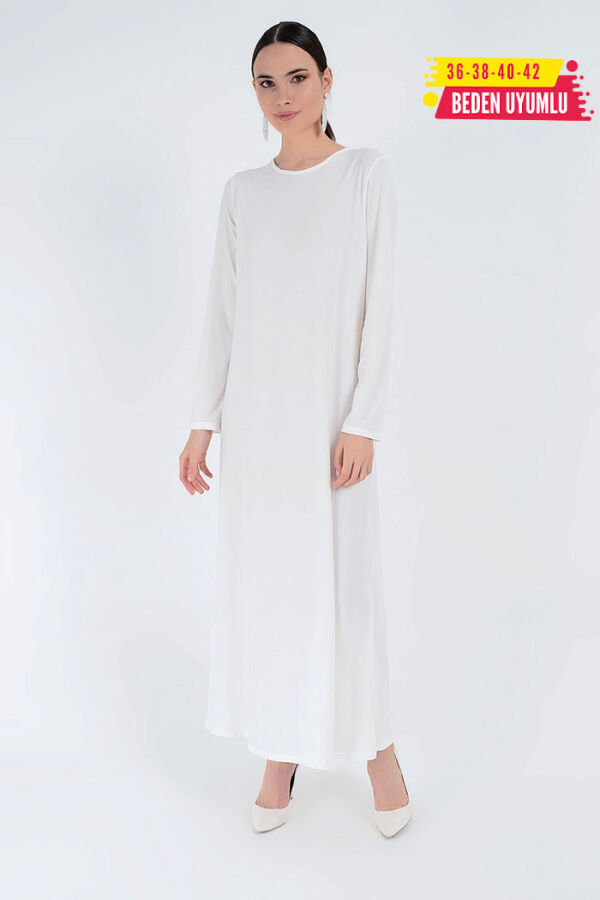 3202 Sandy Dress Ecru - 5