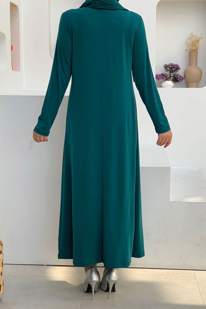 3202 Sandy Dress Emerald - 7
