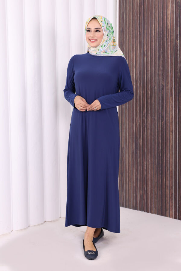 3202 فستان ساندي نيلي - 1