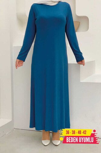 3202 Sandiges Kleid Indigo 