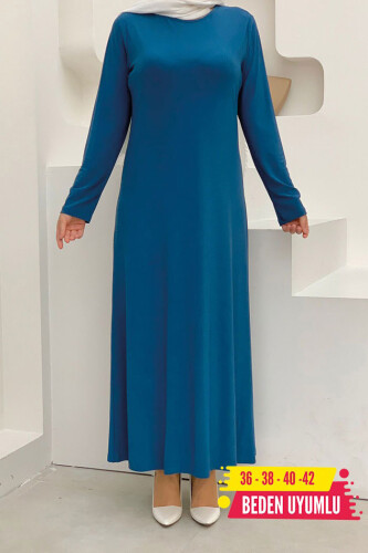 3202 Sandiges Kleid Indigo 