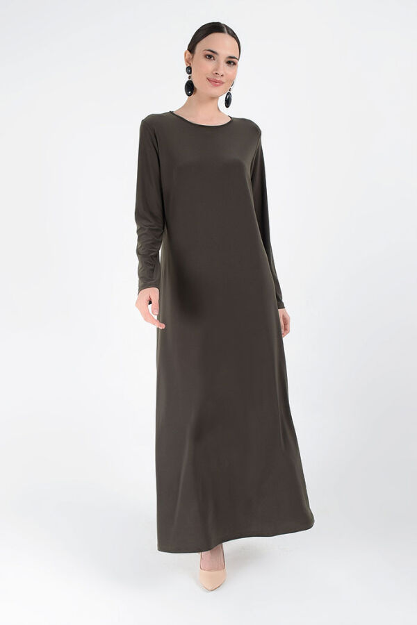 3202 Sandiges Kleid Khaki - 6