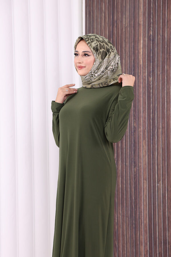 3202 Sandiges Kleid Khaki - 5