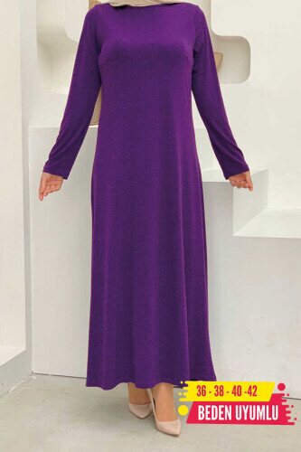3202 Sandiges Kleid Lila 