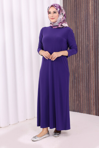 3202 Sandiges Kleid Lila 