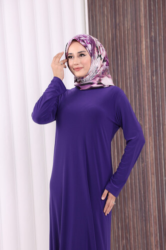 3202 Sandiges Kleid Lila - 4