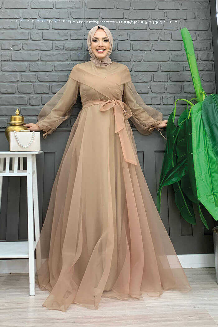 Stripe sales dress hijab