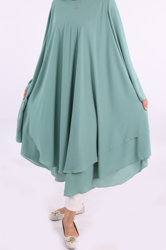 Kat Detaylı Tunik 3988 Mint - 5