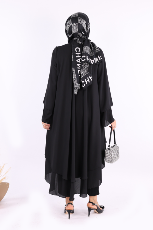 Kat Detaylı Tunik 3988 Siyah - 4