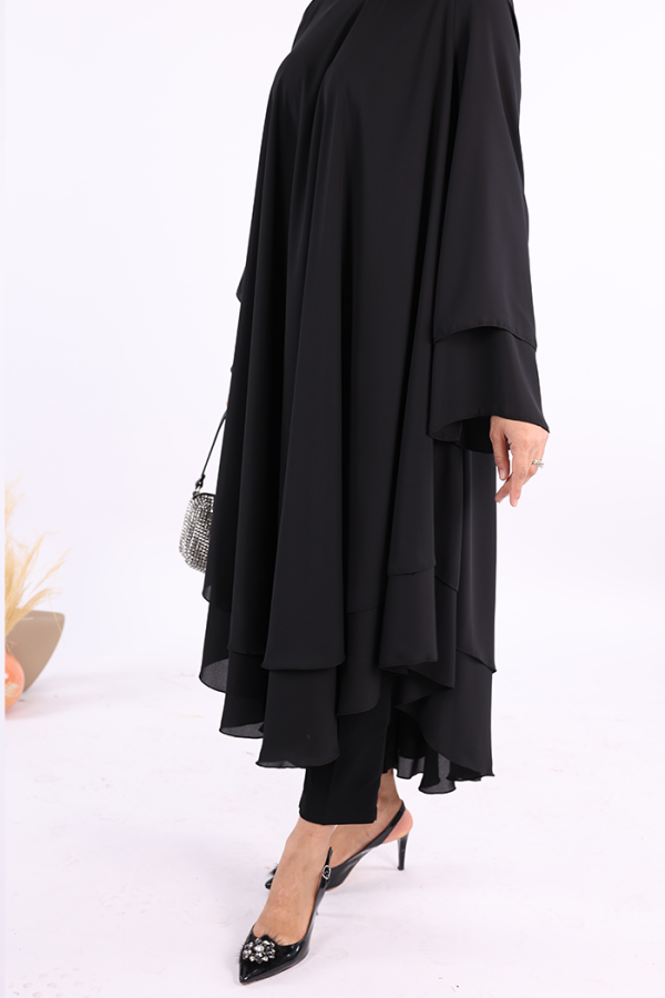 Kat Detaylı Tunik 3988 Siyah - 6