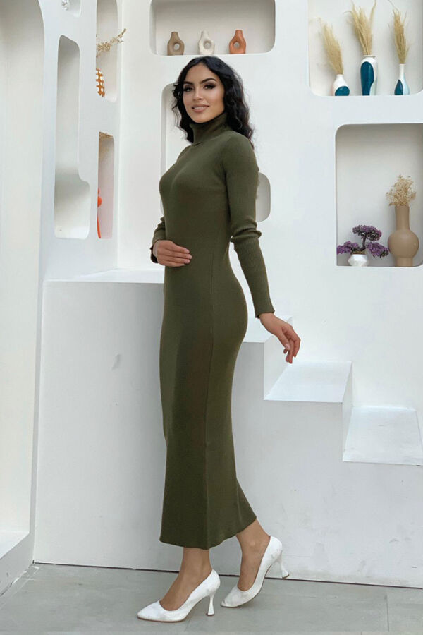 4100 Fisherman Cord Kleid Khaki - 4