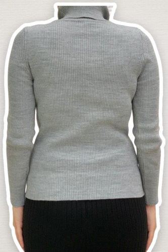 4138 Fisherman Sweater Gray - 4