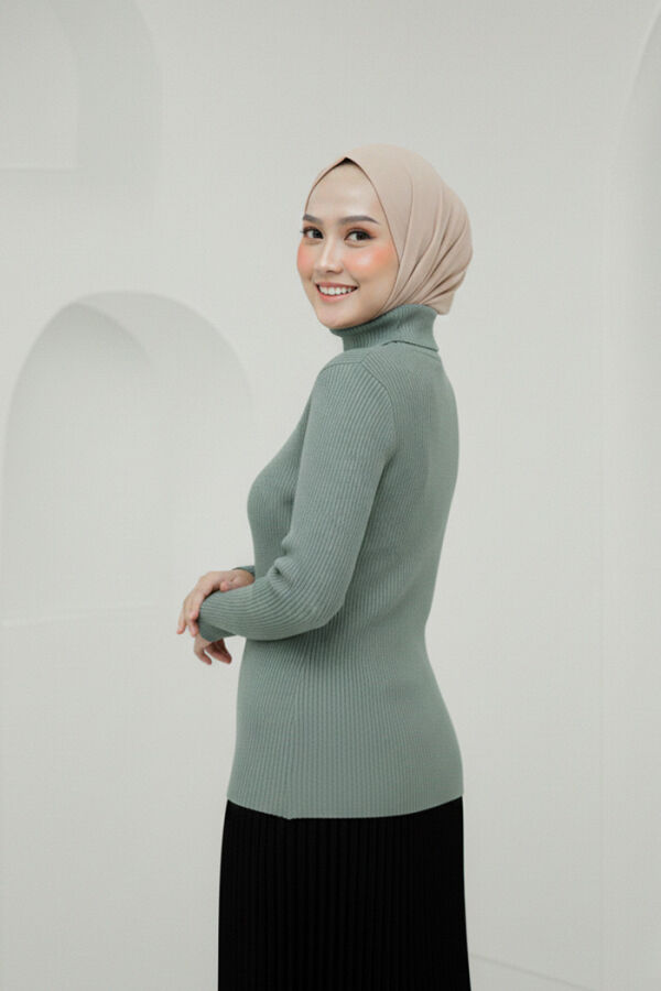 4138 Fisherman's Sweater Mint - 2