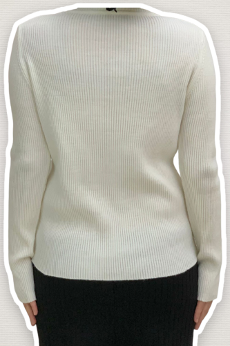 4138 Fisherman's Sweater Ecru - 4