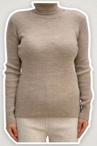 4138 Fisherman's Sweater Mink