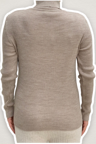 4138 Fisherman's Sweater Mink - 4