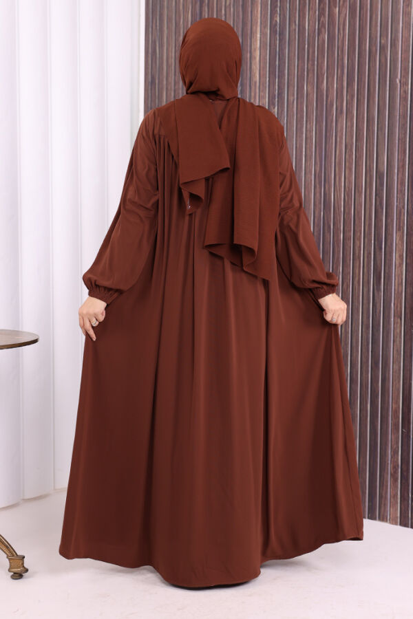 Robalı Britli Ferace 6022 Kahverengi - 4