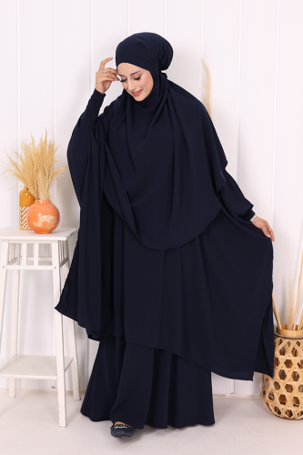 Sufleli Cilbab 6024 Lacivert - 2