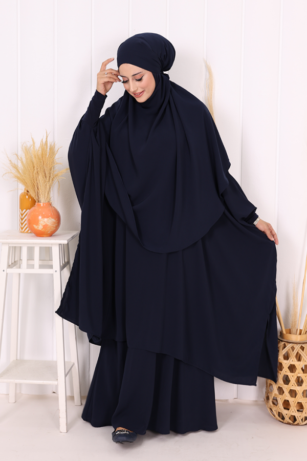Sufleli Cilbab 6024 Lacivert - 2