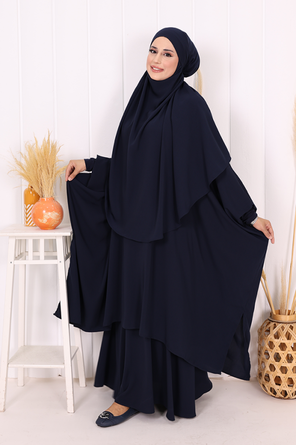 Sufleli Cilbab 6024 Lacivert - 4