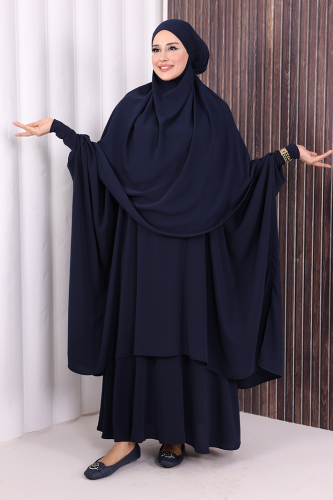Sufleli Cilbab 6024 Lacivert - 3