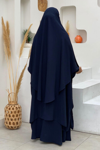 Sufleli Cilbab 6024 Lacivert - 5