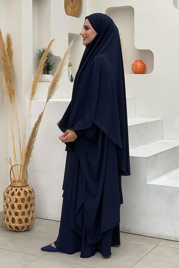 Sufleli Cilbab 6024 Lacivert - 7