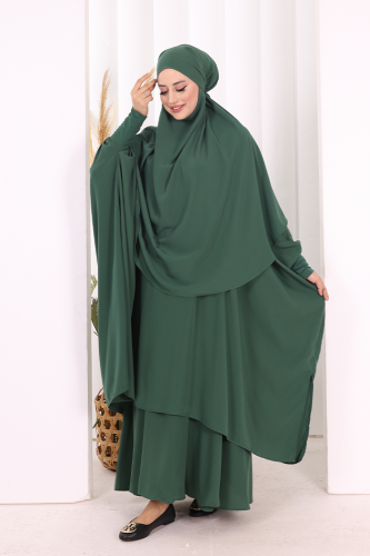 Sufleli Cilbab 6024 Zümrüt - 3