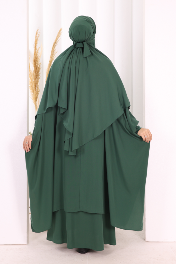 Sufleli Cilbab 6024 Zümrüt - 5