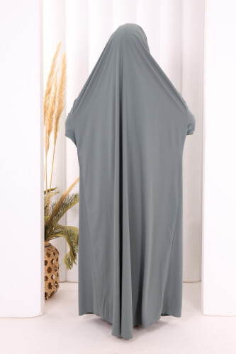 Medine Kendinden Peçeli Sufleli Cilbab 6032 Mint - 4