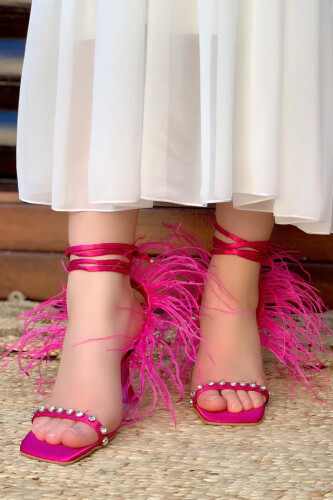 6556 Ayakkabı Fuşya - Bym Fashion