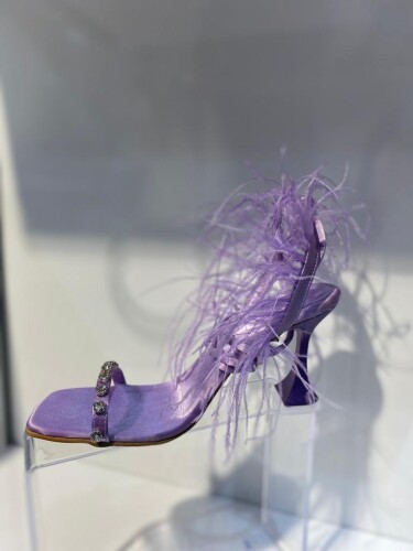 6556 Ayakkabı Lila - Bym Fashion