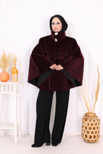 Leopar Panço 70060-1 Bordo - Bym Fashion