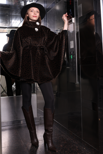 Leopar Panço 70060-1 Kahverengi - Bym Fashion