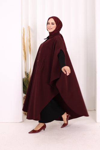 70068 Kaşe Panço Bordo - 3