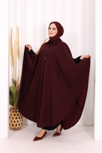 70068 Kaşe Panço Bordo - 4