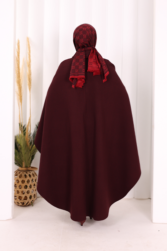 70068 Kaşe Panço Bordo - 5