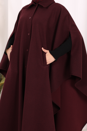 70068 Kaşe Panço Bordo - 7