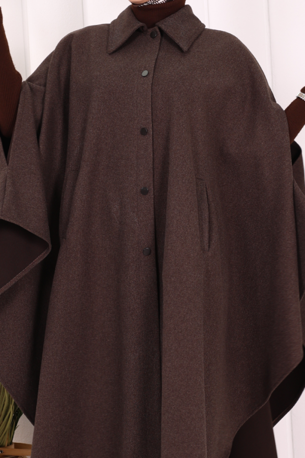 70068 Kaşe Panço Kahverengi - 6