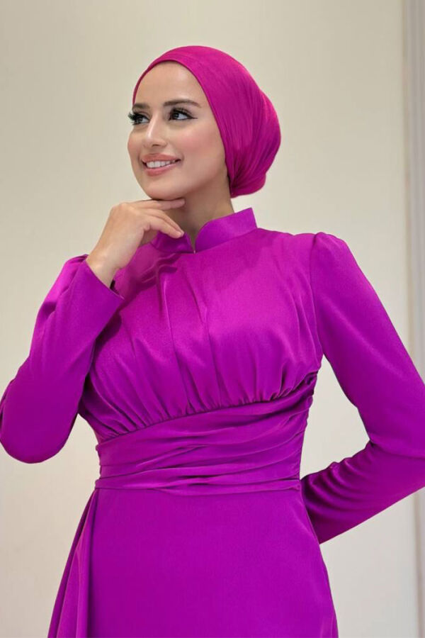 7036 Abiye Fuşya - 4