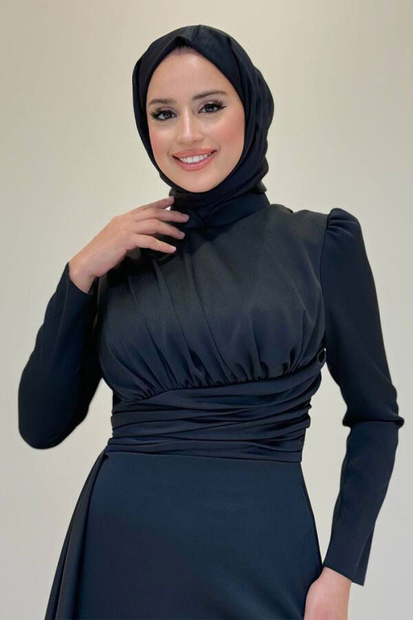 7036 Abiye Siyah - 4