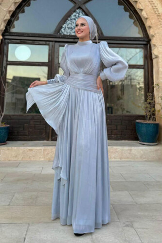 Valentino Abiye 7037 Gri - Bym Fashion