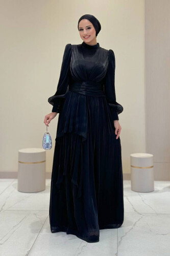 Valentino Abiye 7037 Siyah - Bym Fashion