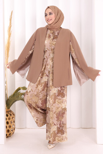 Куртка Cape Sleeve Look Straight Lined 7666 Норка