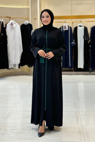 Çift Taraflı Çift Renk Ferace 7897 Zümrüt - 9