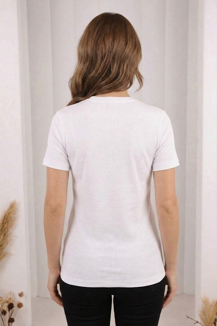 82378 T-shirt Ekru - 3