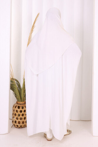 Kol Düğme Detaylı Tunik Pantolon İkili Takım 8688 Ekru - 4