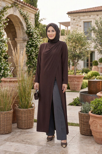 8698-1 Tunik Kahverengi - 2